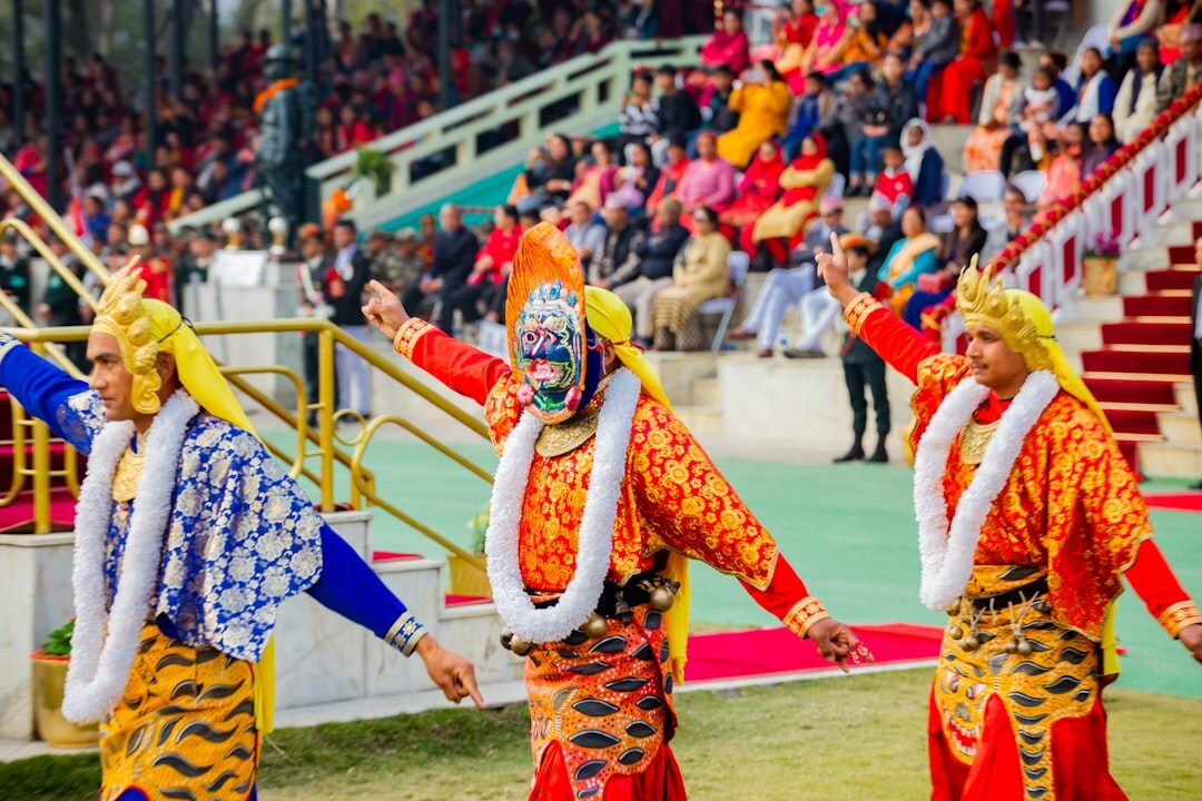 seniors dancing at cultural festival